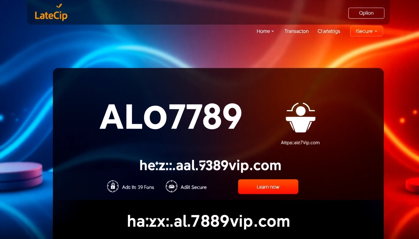 Visit https://alo789vip.com for a professional online gambling experience with secure, user-friendly interface and appealing design.