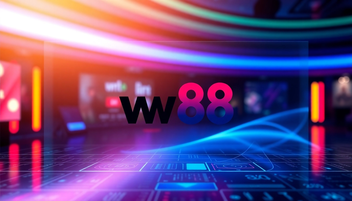 Engaging graphic of the w88 logo on a digital platform, highlighting its brand identity and online presence.