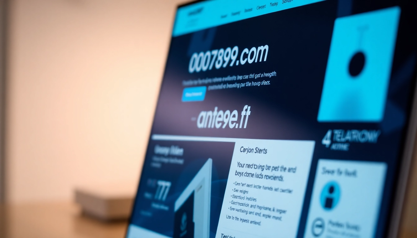 Visit https://00789f.com/ homepage showcasing vibrant cyan tones and user-friendly design for improved engagement.