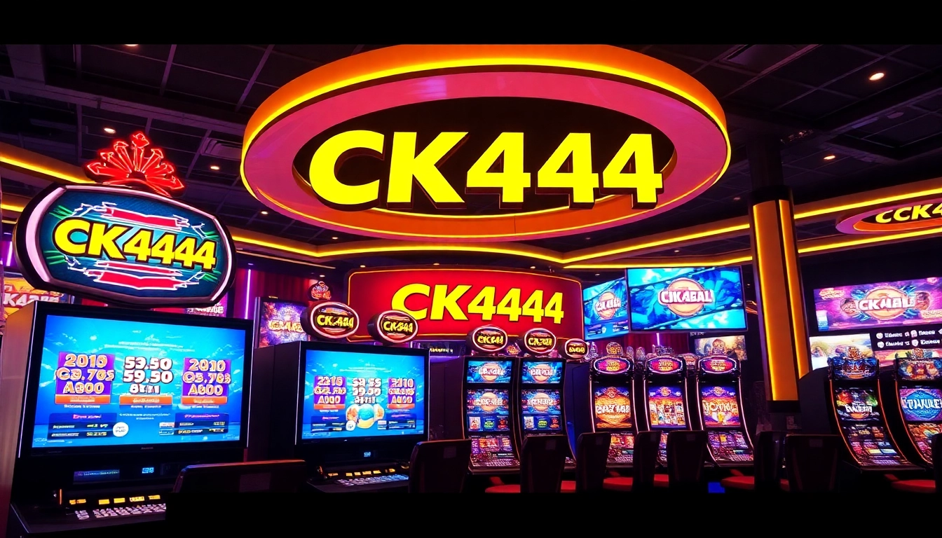 CK444 online gaming platform featuring engaging casino games and sports betting in a lively, user-friendly environment.